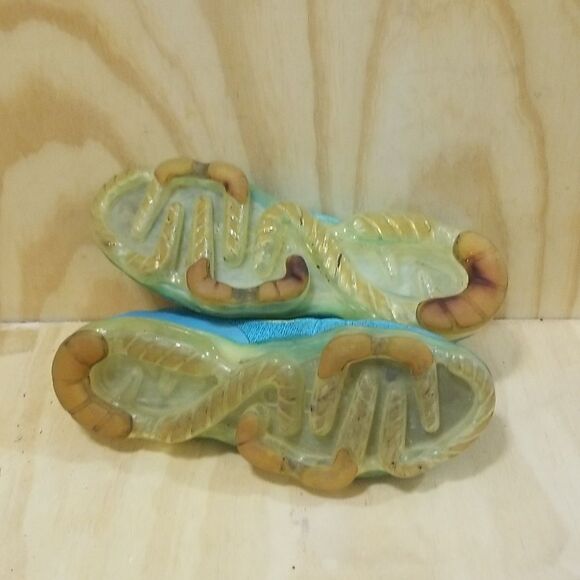 NIke Air Vapormax 2023 FK Baltic Blue/Citron Yellow Mens 9 1/2 , Wmn's 11 - Picture 8 of 9